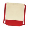 Cotton Drawstring Backsacks Red